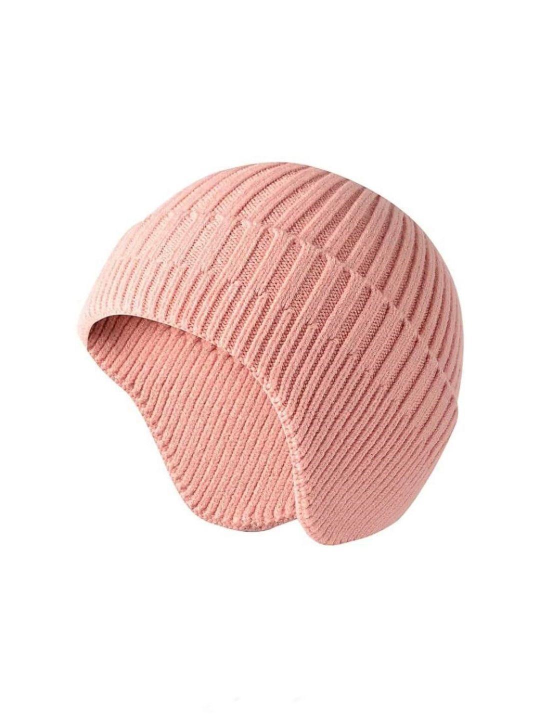 gajraj unisex woolen knitted earflap cap
