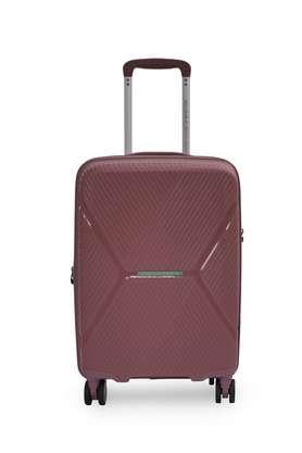 galaxy printed plastic tsa lock men's hard luggage - pink