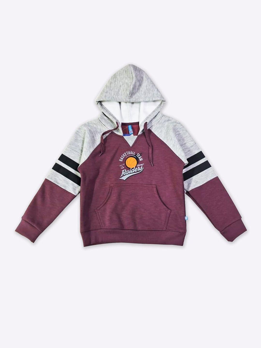 game begins boys colourblocked hood pullover