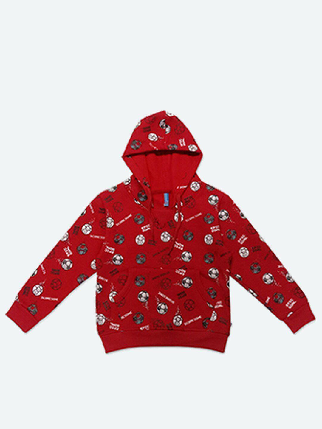 game begins boys typography printed hooded pullover