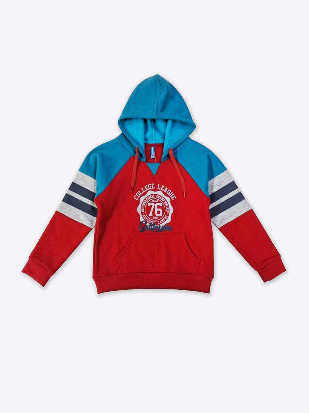 game begins boys typography printed hooded pullover
