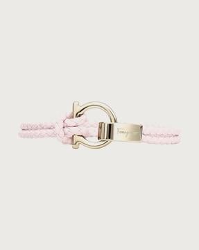 gancini braided bracelet