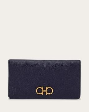 gancini continental bi-fold wallet