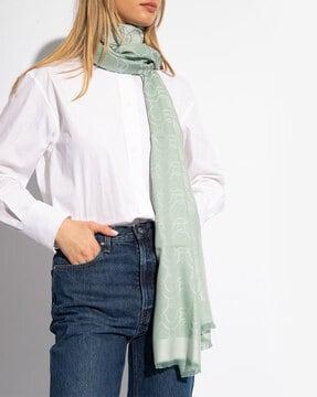 gancini pattern scarf
