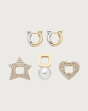 gancini earrings with charms