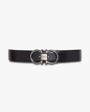 gancini reversible & adjustable leather belt