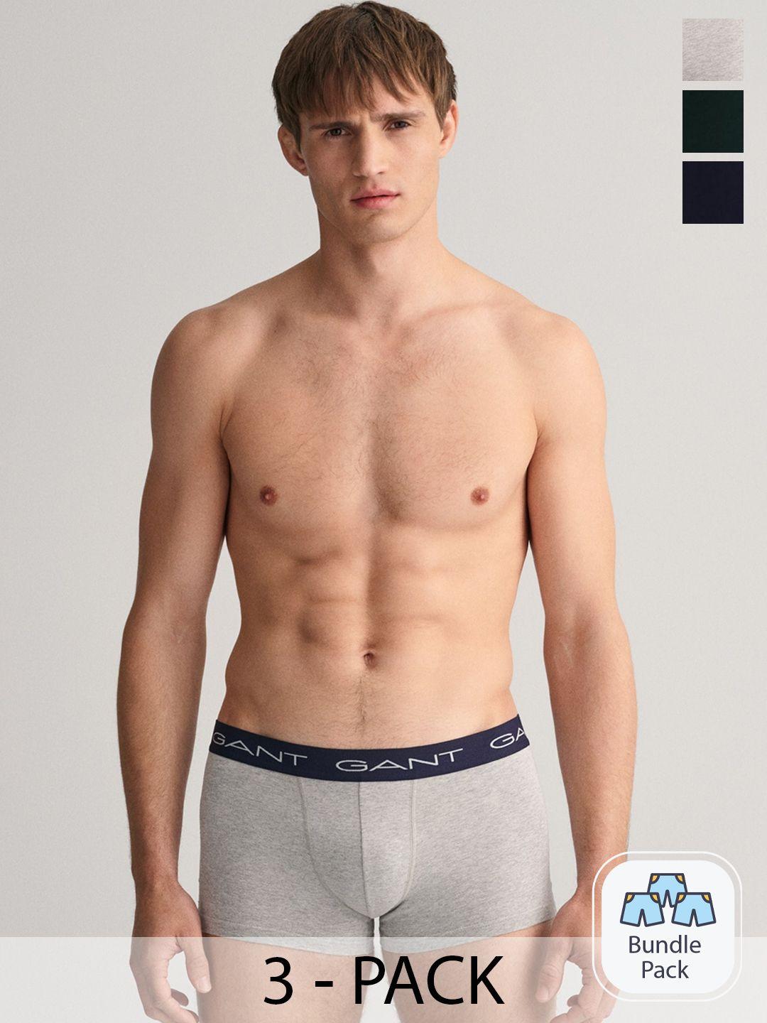 gant pack of 3 pure cotton trunks gmw23-902333003094