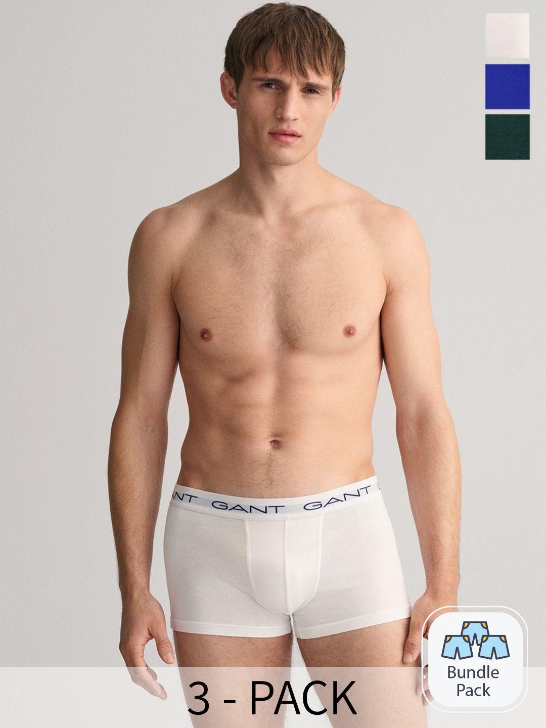 gant pack of 3 pure cotton trunks gmw23-902333003110