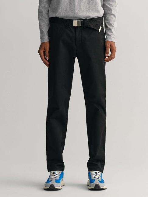 gant black slim fit chinos