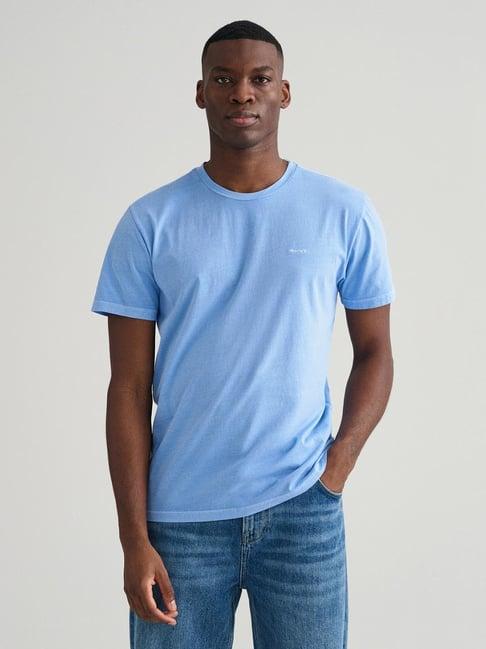 gant blue cotton modern fit t-shirt