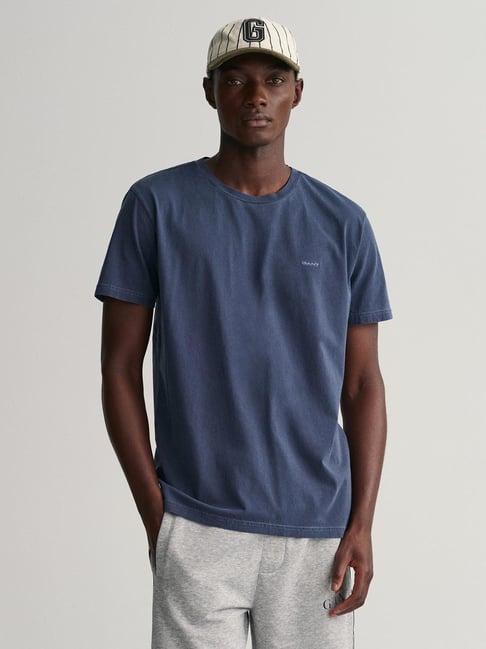 gant blue cotton modern fit t-shirt