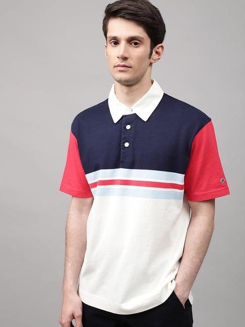 gant blue cotton polo t-shirt