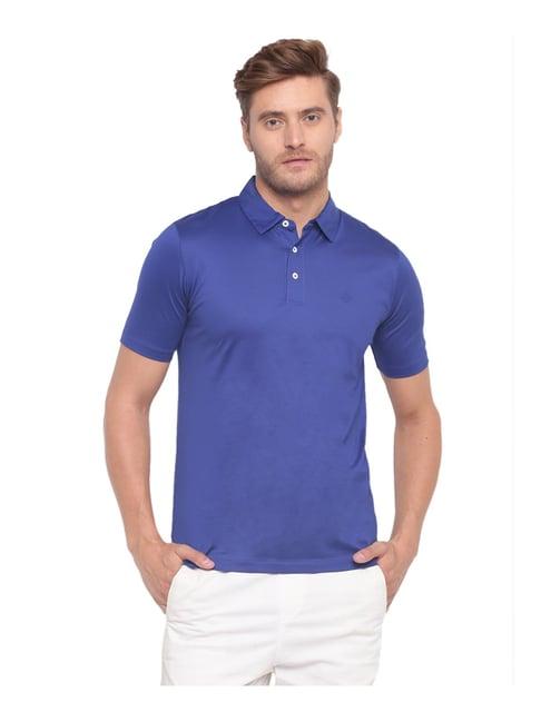 gant blue regular fit polo t-shirt