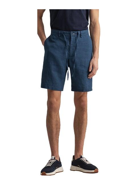 gant blue shorts