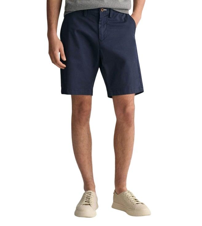 gant blue slim fit shorts