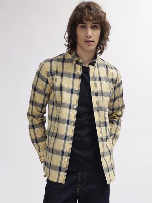 gant check button down regular fit shirt