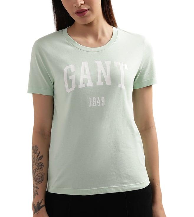 gant green preppy logo regular fit t-shirt