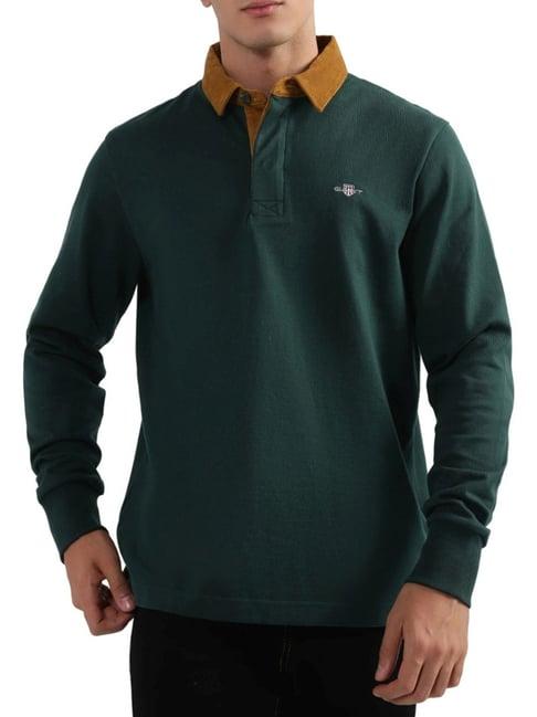 gant green regular fit polo t-shirt