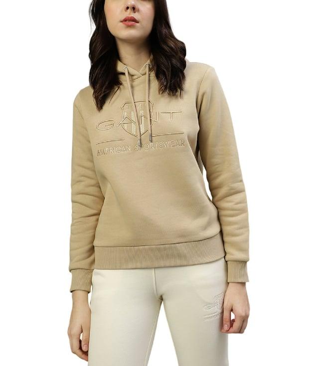 gant khaki fashion regular fit sweatshirt