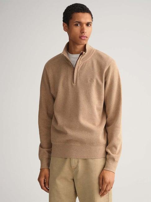 gant khaki full sleeves sweatshirt