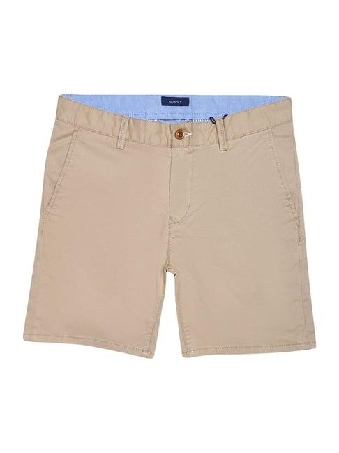 gant kids beige cotton shorts