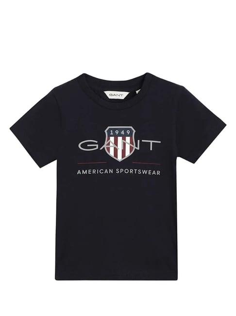 gant kids navy logo t-shirt