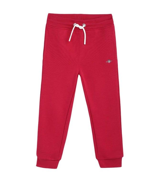 gant kids pink regular fit joggers