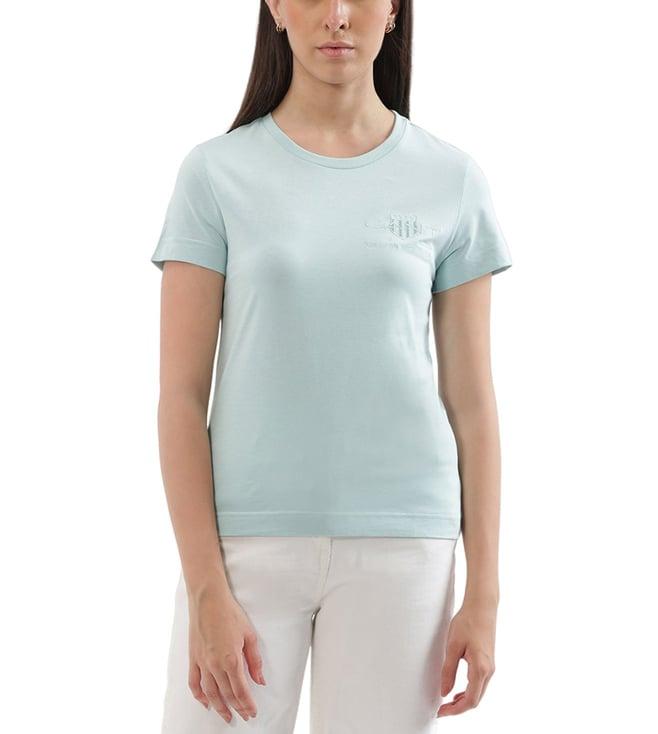 gant light blue regular fit t-shirt