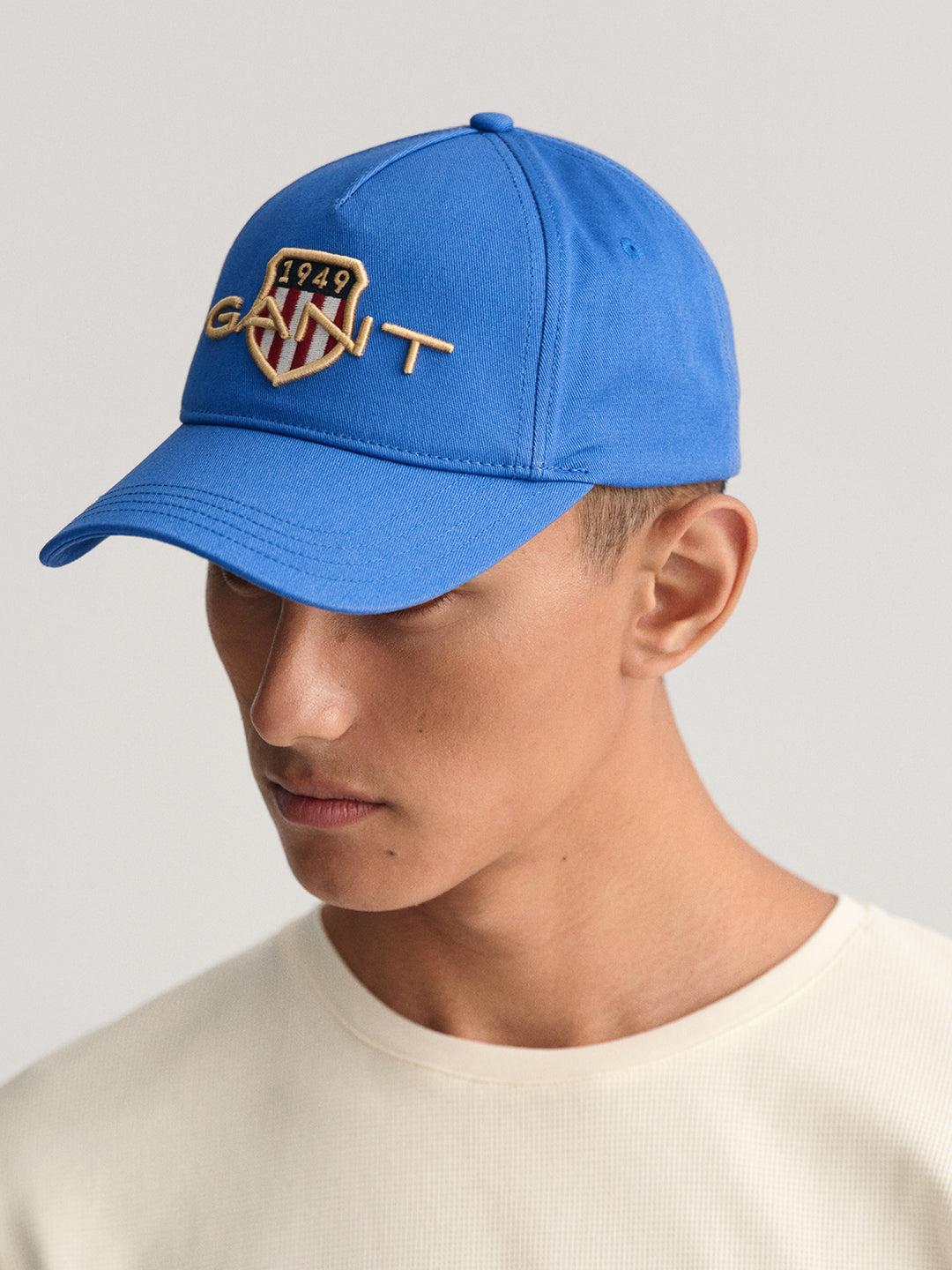 gant men embroidered cotton baseball cap