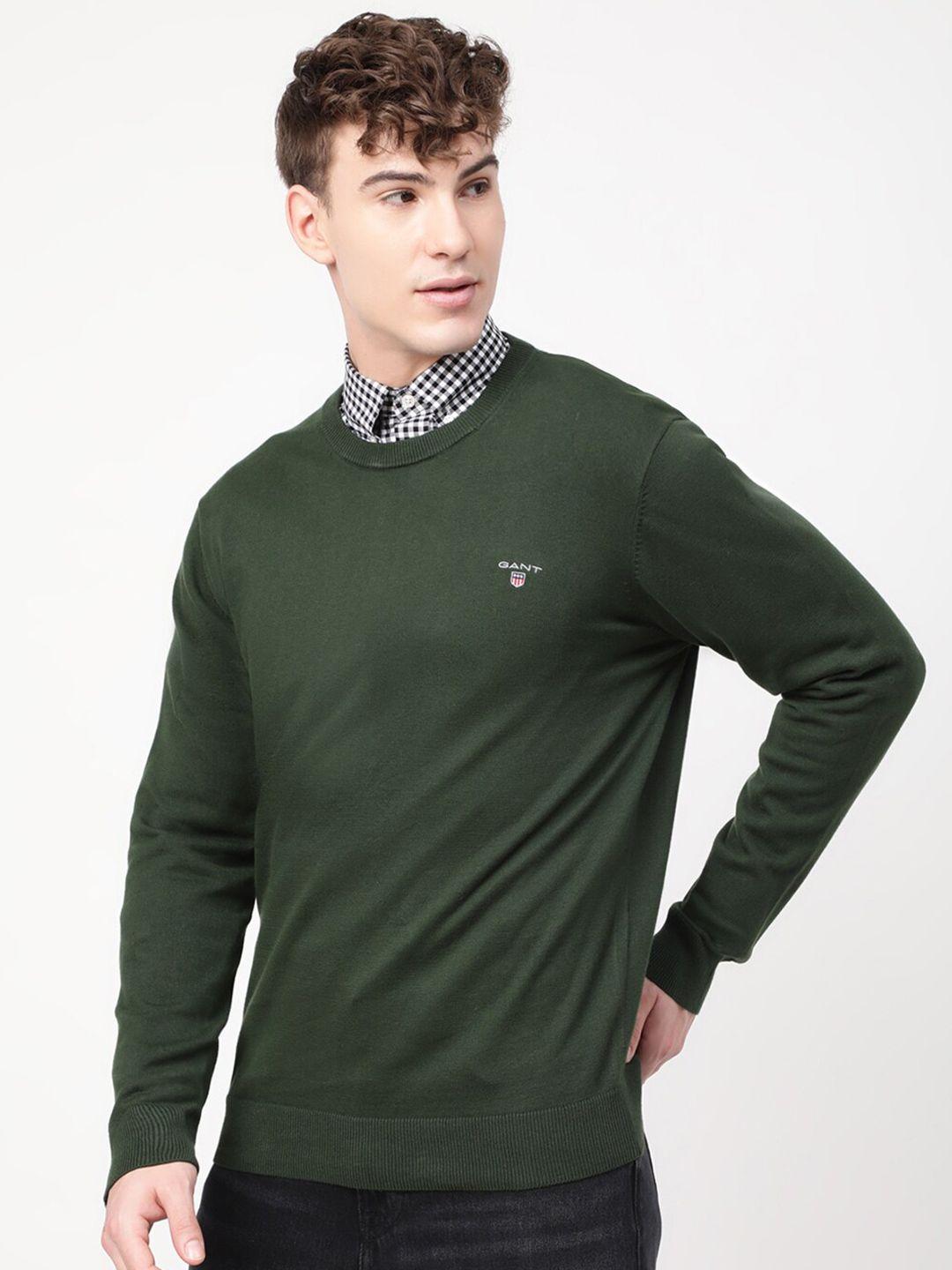 gant men green pullover