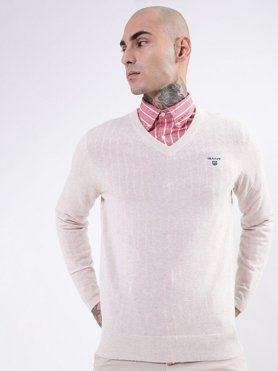 gant men pink pullover