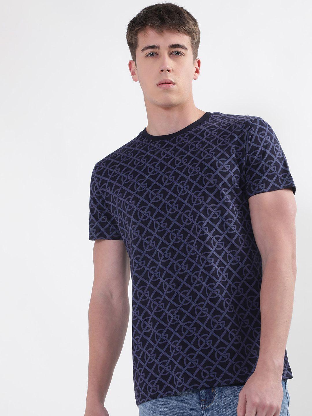 gant men printed cotton t-shirt