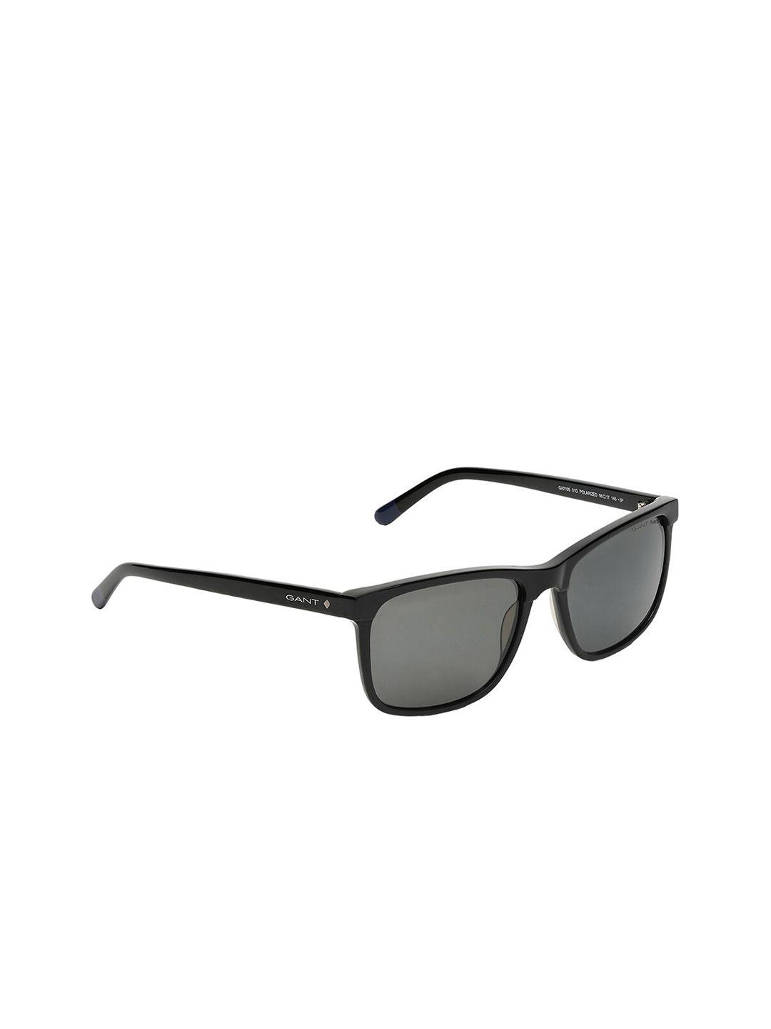 gant men rectangle sunglasses with uv protected lens ga7105 01d