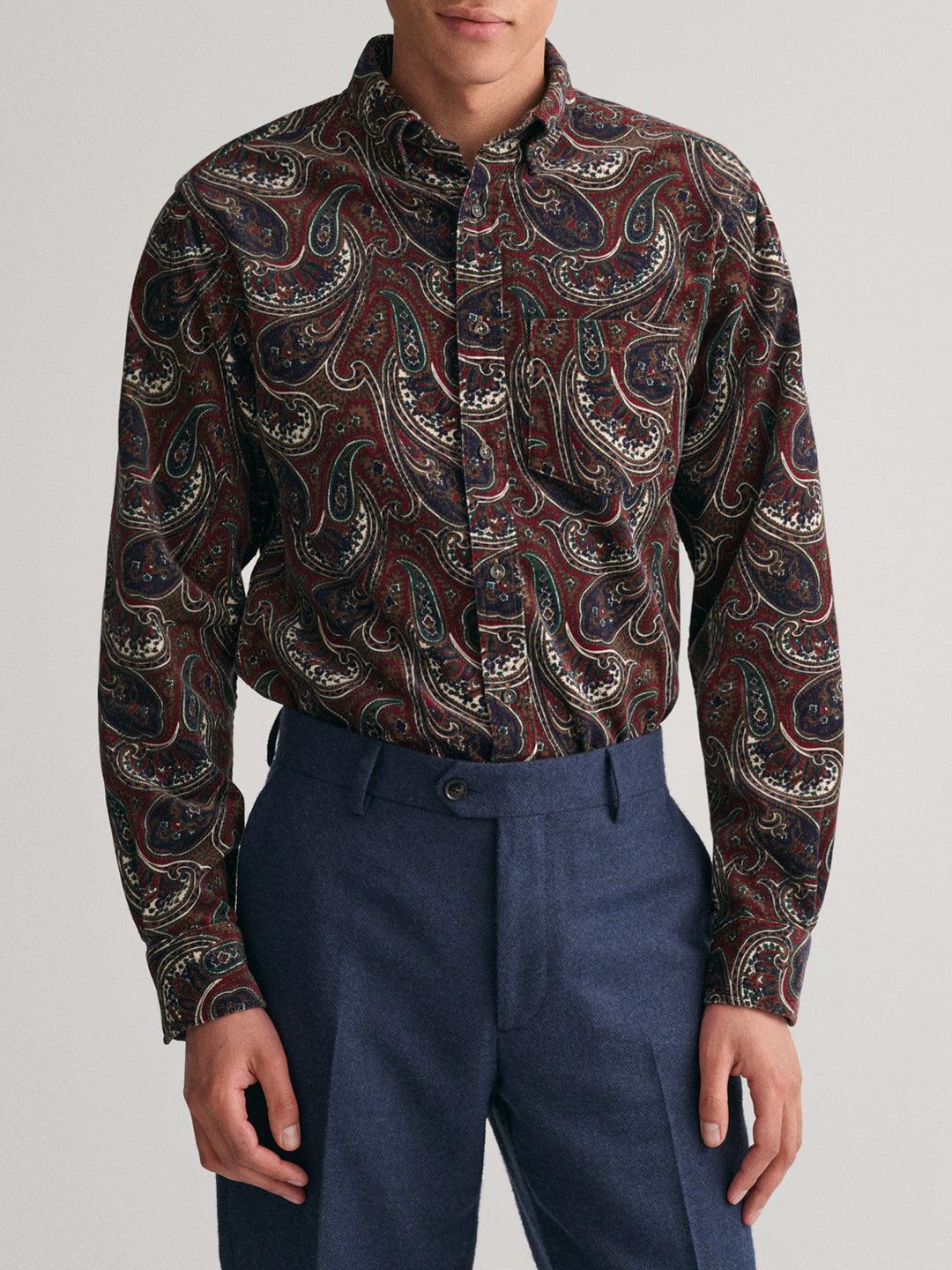 gant men red printed shirt