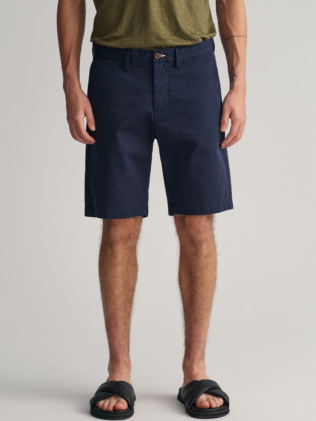 gant men slim fit cotton chino shorts