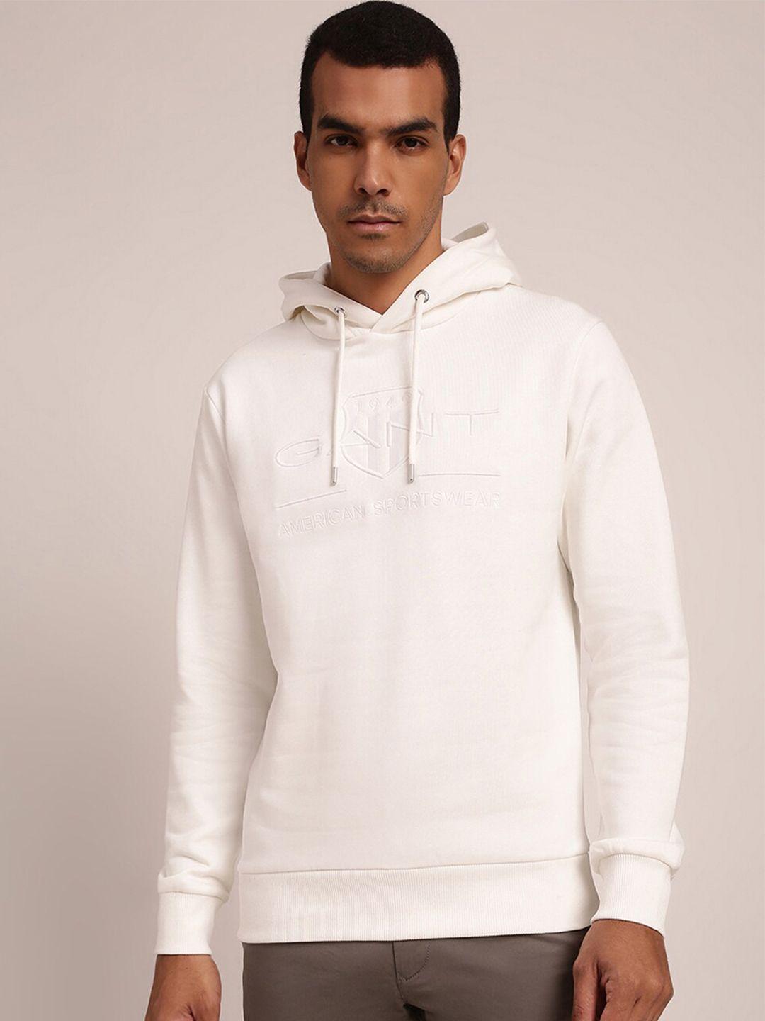 gant men white sweatshirt