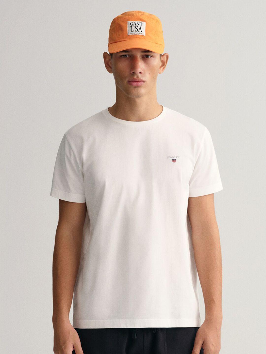 gant men white t-shirt