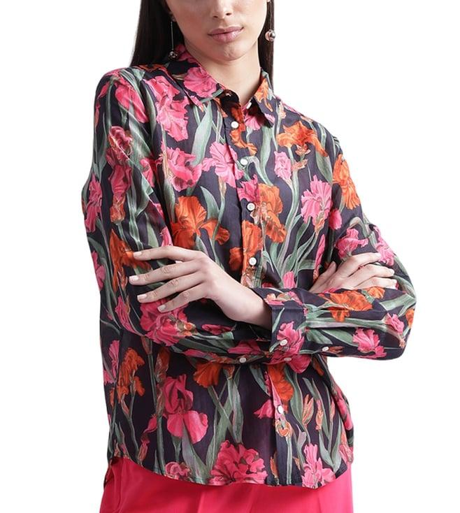 gant multi floral print regular fit shirt