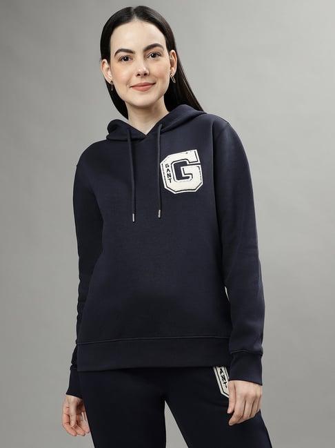 gant navy loose fit sweatshirt