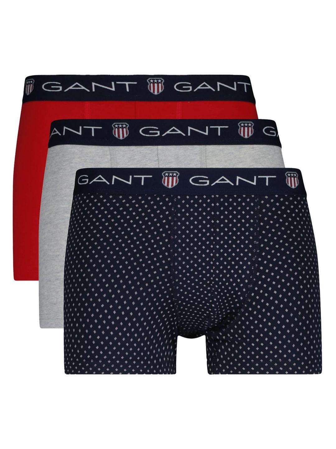 gant pack of 3 pure cotton trunks  gmw23-902333043433