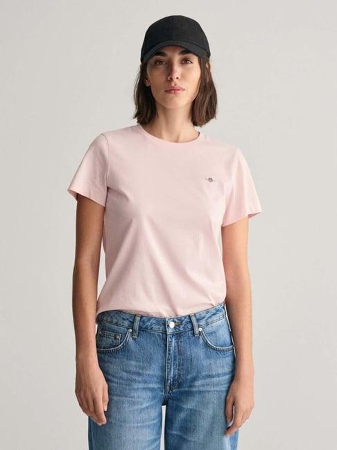 gant pink cotton t-shirt