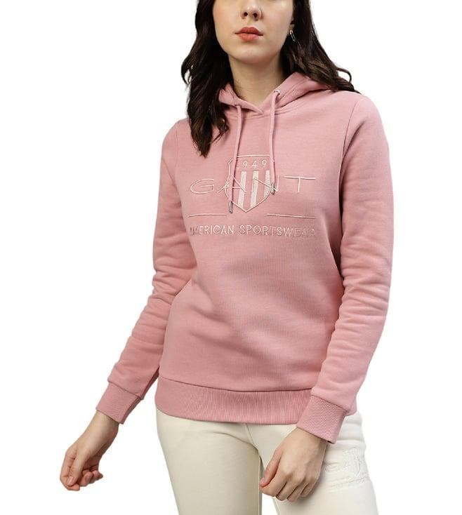 gant pink fashion regular fit sweatshirt