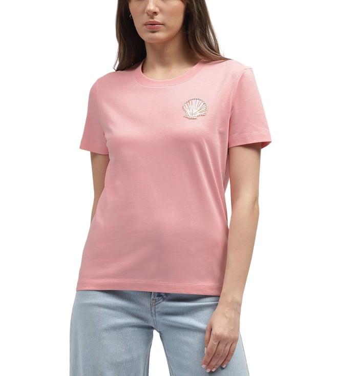 gant pink regular fit t-shirt