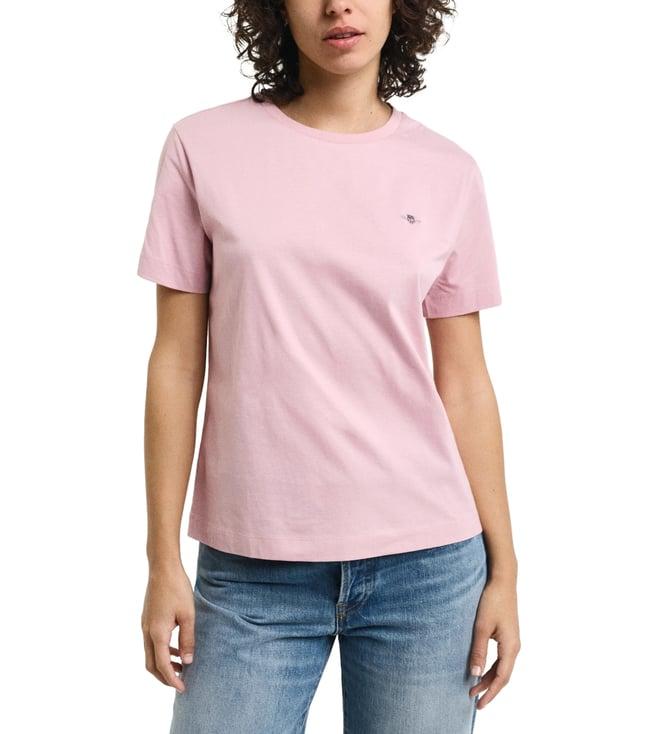 gant pink regular fit t-shirt