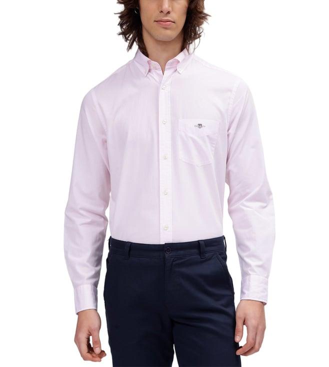 gant pink striped regular fit shirt