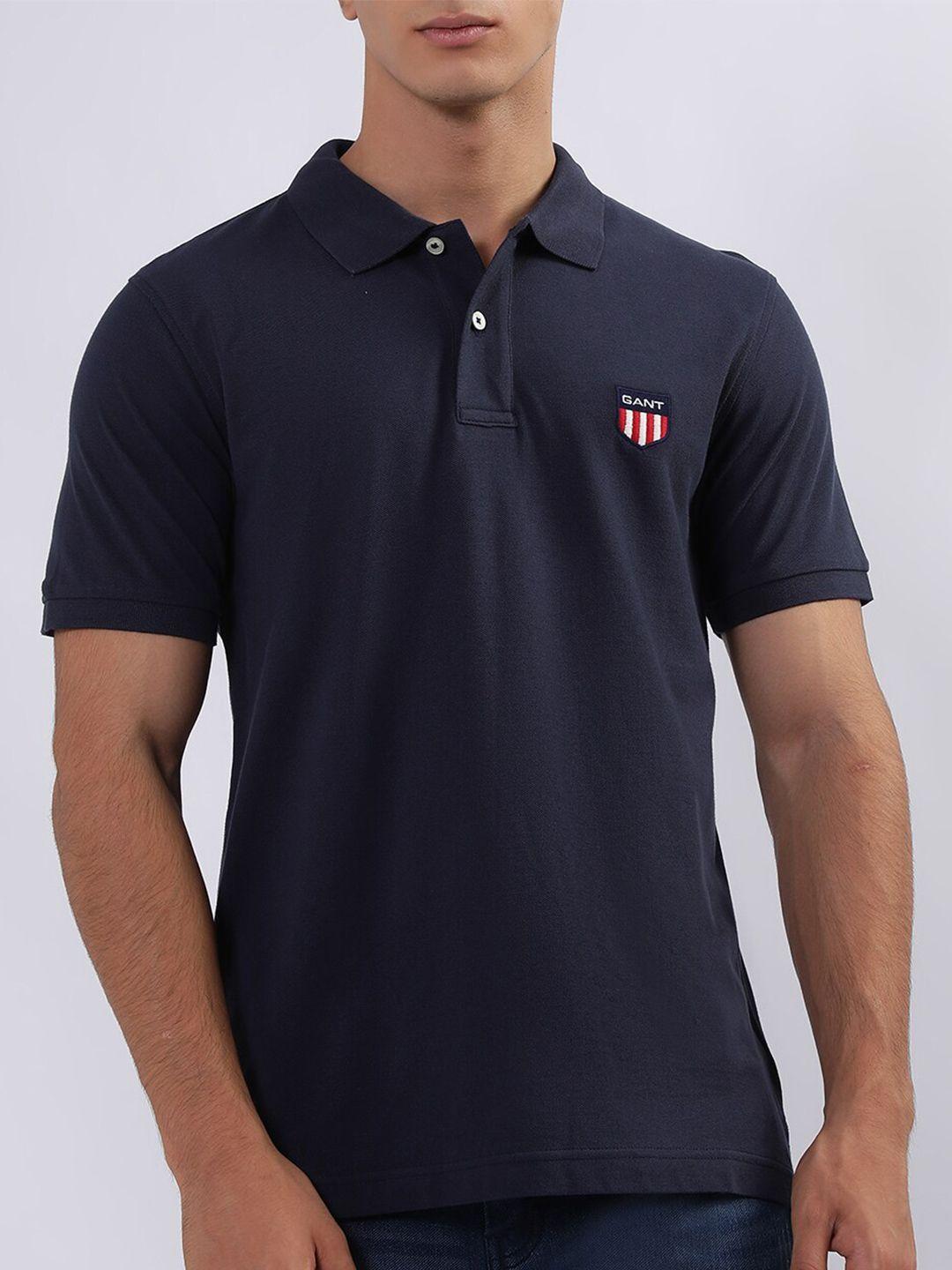 gant polo collar cotton t-shirt