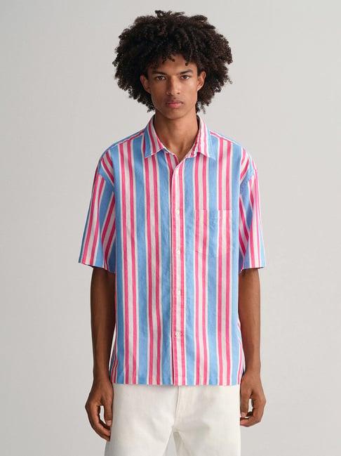 gant relaxed fit classis striped casual shirt