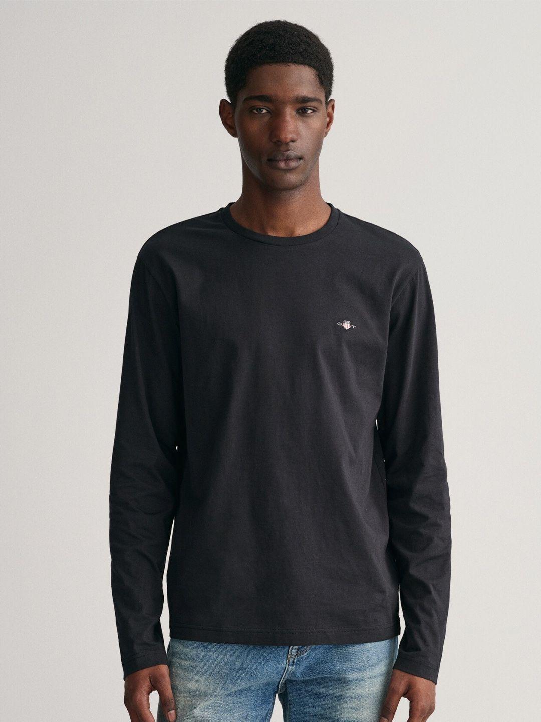 gant round neck cotton t-shirt