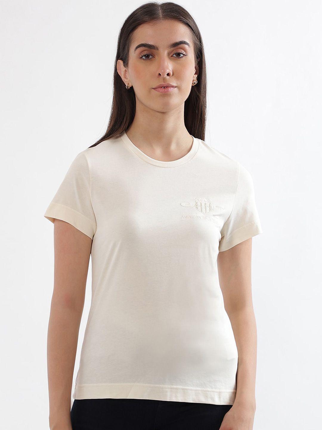 gant round neck pure cotton t-shirt