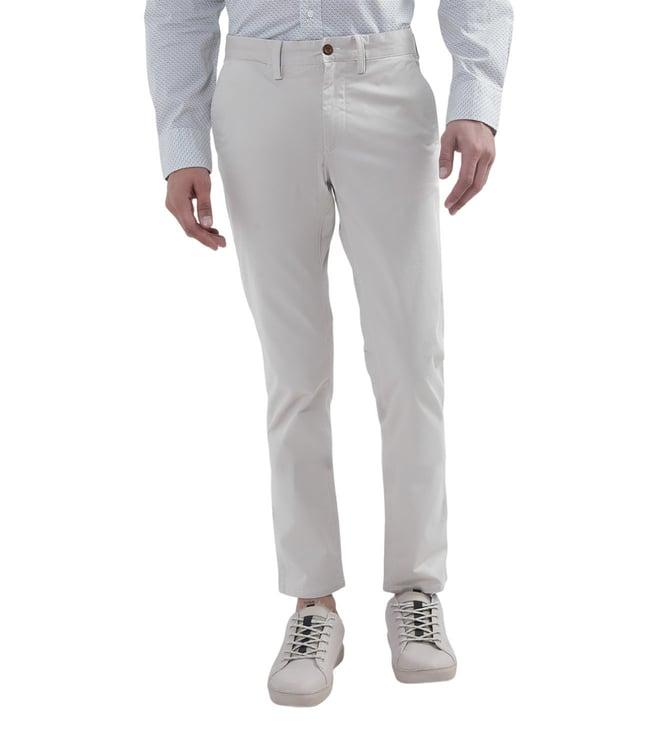 gant slim white hallden twill mid rise chinos